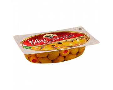 Оливки фарш. с перцем IKRAM, 100 гр (Турция)